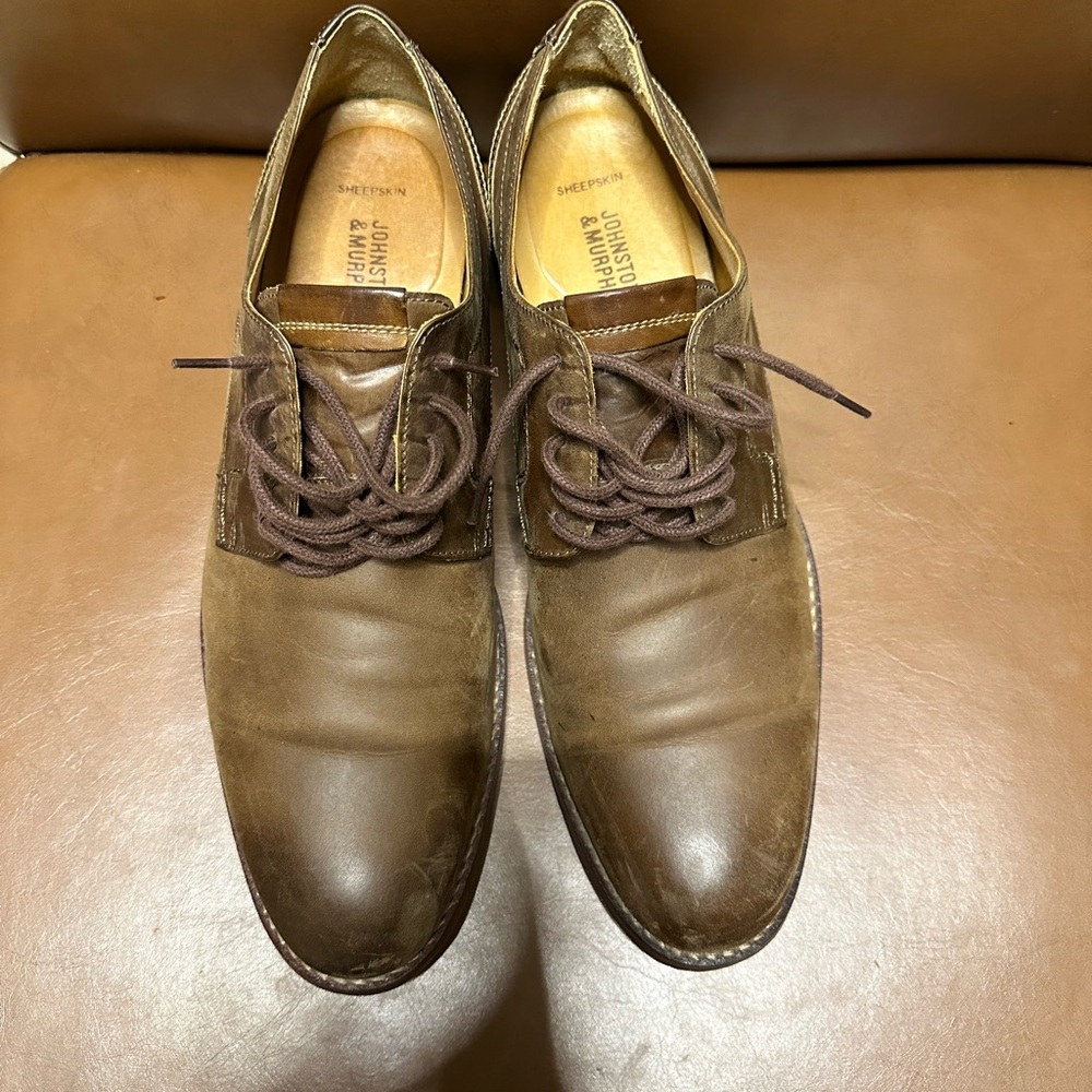 Johnston & Murphy Upton plain toe Oxford shoes - Picture 2 of 5
